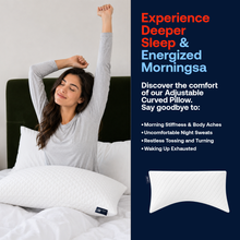 Bamboo Curve Pillow + Extra Foam