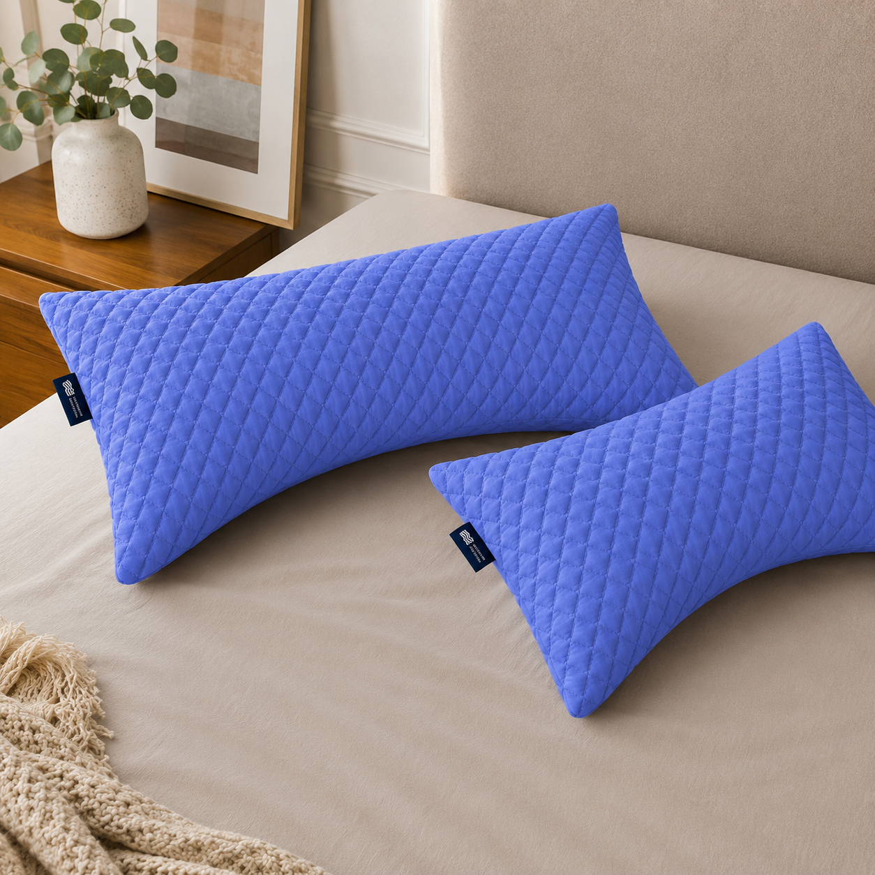 Bamboo Curve Pillow + Extra Foam